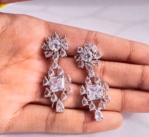 Sparkling American diamond Earrings for party