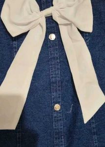 Fancy Denim Dress For Women || Trendy Wear