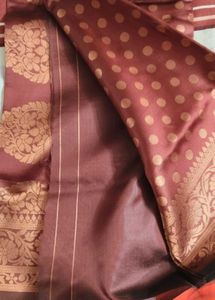 Brown 🤎 Banarasi Silk Saree....