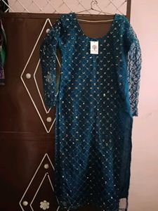 Emerald Green Embellished Dress