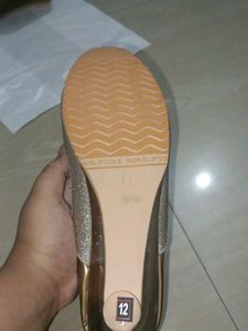 Shimmering Gold Flats