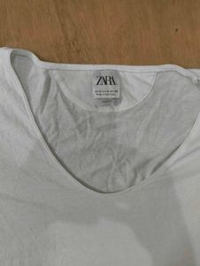 Zara White T-Shirt