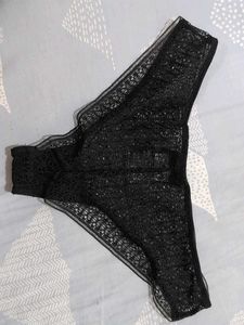 H&amp;M Black Lace Brief - Size 4