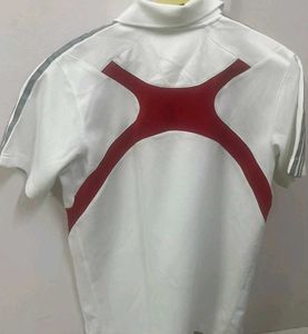 Adidas White Polo Shirt