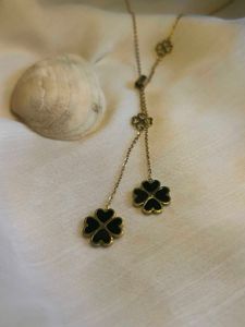 Golden Blossom Charm Necklace