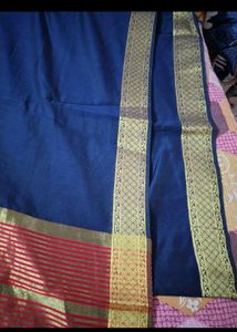 Elegant Navy Blue Saree