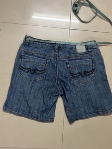 denim shorts