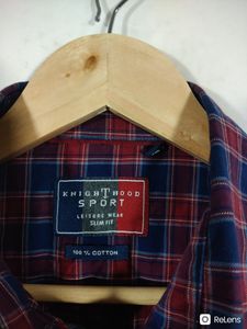 Knighthood Multicolor Checks Slim Fit Shirt (Mens)