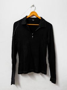 Black Collar Top