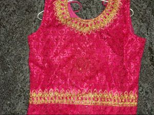 💥 Price Drop💥Pink Embroidered Anarkali Dress