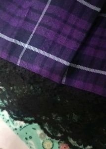 Burger Bae Corset Gothic Tennis Skirt