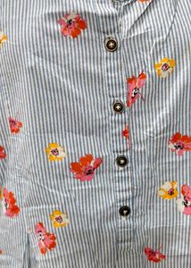 Floral Flower 🌺 Mini Cotton 👗 Dress