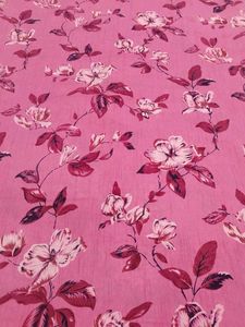 Floral Pink Saree with Awesome Blouse