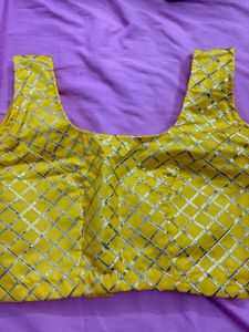 Yellow Golden Lehenga Choli