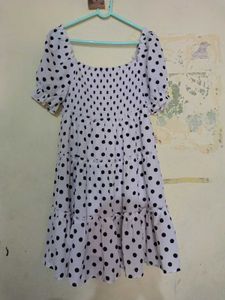 Polka Dot Tiered Dress