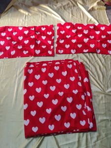Heart Print Bedsheet Set