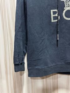 Boy London Wings Pattern Black Hoodie