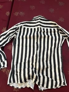 Striped Long Sleeve Button Down Shirt