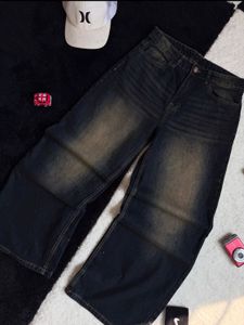 Wide Leg Denim Jeans