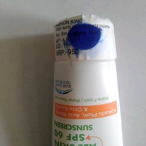 Organic Harvest Sunscreen SPF 60