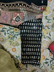 Heavy Work Dhoti Pant Set With Jacket