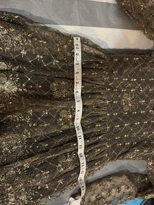 Embroidered Silver Dress