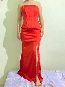 Red Corset Dress