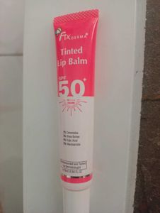 Tinted Lip Balm Containing SPF 50++
