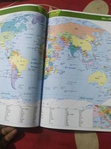 Oxford Student Atlas World Map