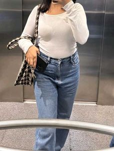 White Long Sleeve Square Neck Top