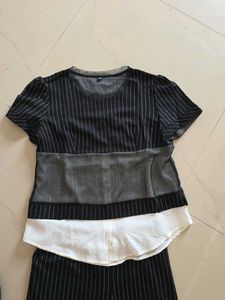 Korean Stripe Co Ord