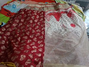 Elegant Embroidery Saree with Blouse