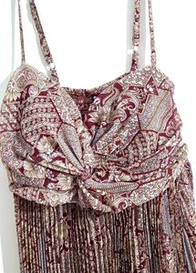 Printed Spaghetti Strap Dress