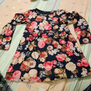 Floral Print Full Sleeves Top