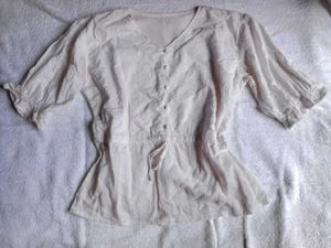 Vintage Inspired White Blouse