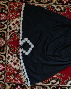 Satin Black Dress