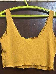 Ribbed Crop Top SHEIN