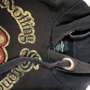 Black Rolling Stones Hoodie