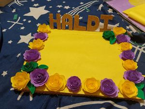 Haldi And Mahendi Plate