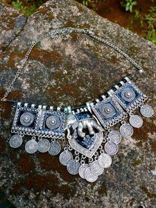 Statement Elephant Coin Choker