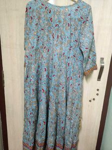 Elegant Blue Printed Kurta