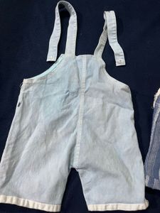 Cute Baby  2 Dungree Set