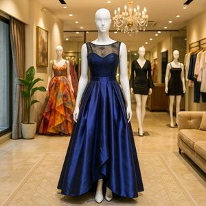 Navy Blue Formal Gown