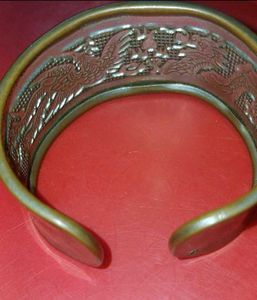 Vintage Carved Cuff Bracelet