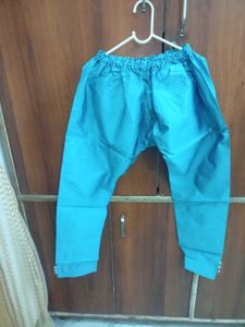 Sky Blue Glitter Silver And Blu Kurta Set