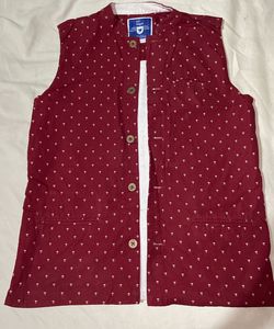 Stylish Maroon Printed Jacket