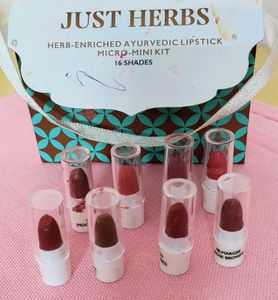 8 Just Herbs mini Lipsticks