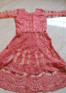 Elegant Ethnic Gown with lehanga 🎀