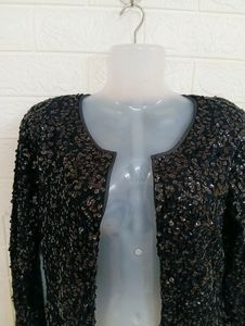 ORIGINAL H&amp;M BRANDED BLACK SEQUENCE SHRUGS