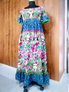 Boho Print Maxi Dress